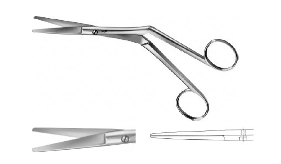 Хейкменн назальні ножиці 190 мм